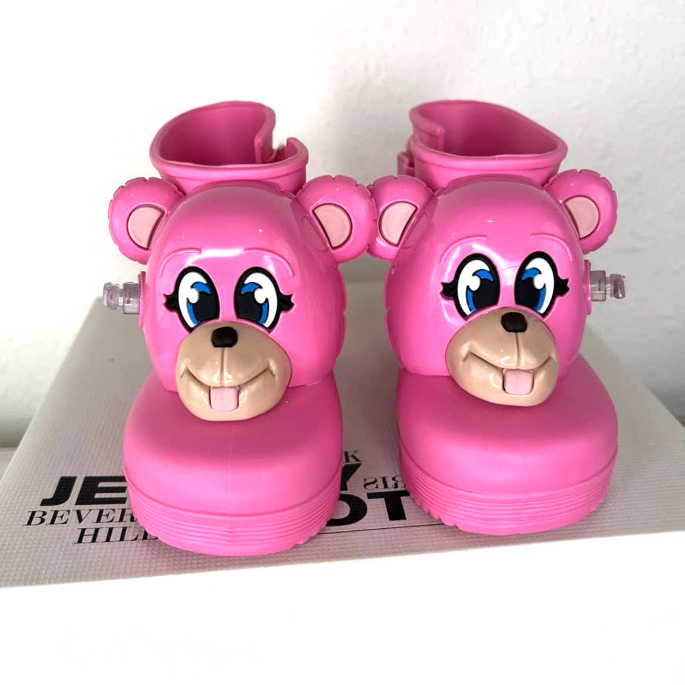 Mini Melissa Monkey Boot Jeremy Scott Pink NEW IN BOX! Toddler size 7/8